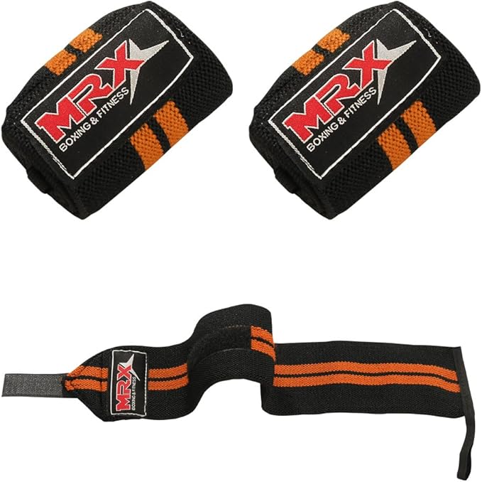 MRX Weight Lifting Gym Training Wrist Wraps for Wrist Support Bodybuilding Workout Wrap Men/Women