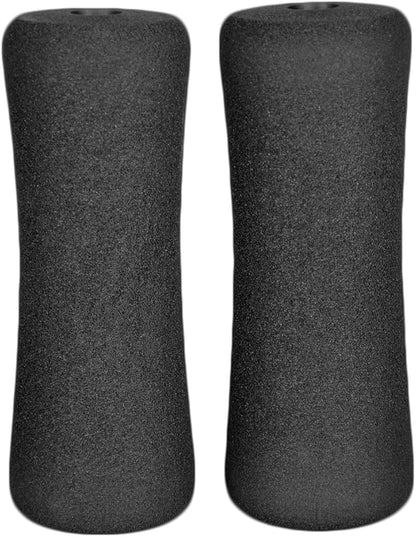 Foam Foot Pads Rollers Two Pair for Home Gym Exercise Machines Equipments Replacements with 1 Inch(2.5cm) Rod (Foam 8.66" X 3.15" Od X 0.87" Id)