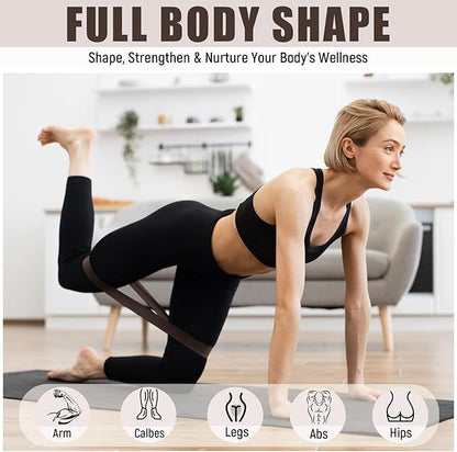DEEKIN 30 Pcs Resistance Bands Bulk Resistance Loop Elastic Exercise Bands Exercise Equipment for Women Men Home Pilates, Fitness, Gym, Yoga