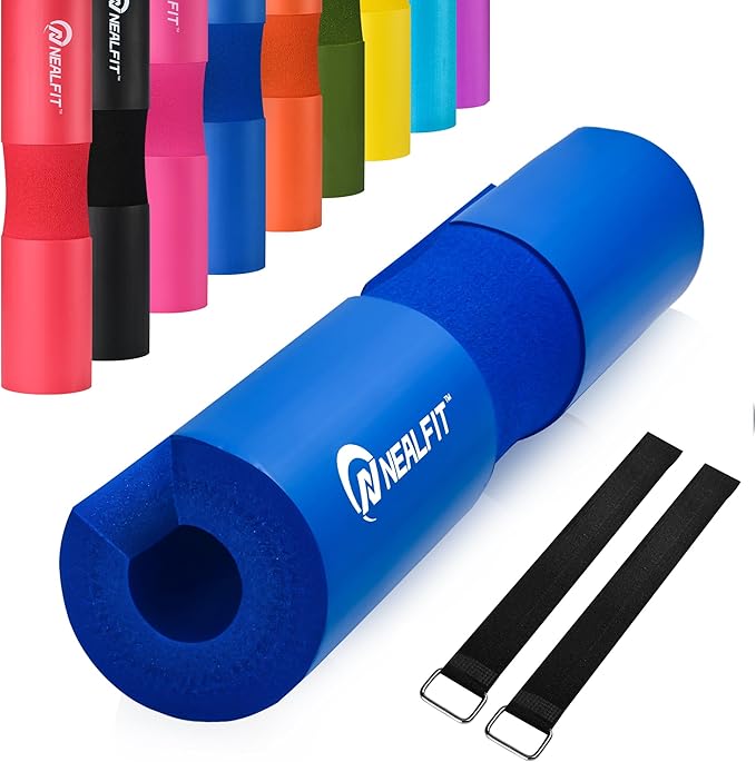 Barbell Pad Squat Pad for Squats—Squat Bar Pad—Great for Weightlifting,Lunges and Hip Thrusts—Foam Sponge Pad—Fit Standard and Olympic Bars Perfectly