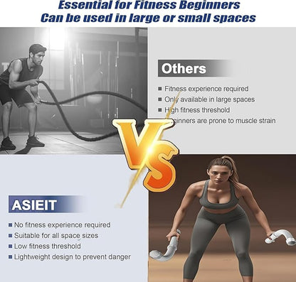 Portable Workout Resistance Training Tool | Space-Saving Home Fitness Equipment for Light Exercise, Daily Movement & Low-Impact Training for Men & Women Working Out.(Grey 2pcs)