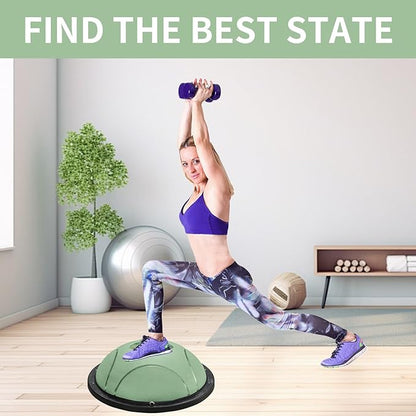 Half yoga ball, stable ball for fitness, core stability training for family fitness exercise, skid equipment for training， exercise equipment