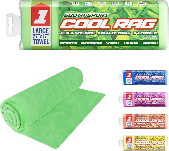 Cool Cool RAG Extreme Cooling Towel for Heat Relief - PVA Cooling Towel for Workout, Gym, Running and for Other Outdoor Sports - Cooling Rag for Neck - Cool Towel for Quick Cooling