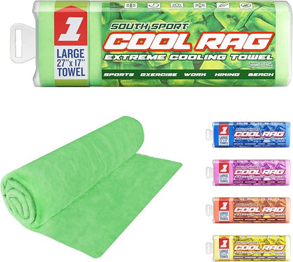 Cool Cool RAG Extreme Cooling Towel for Heat Relief - PVA Cooling Towel for Workout, Gym, Running and for Other Outdoor Sports - Cooling Rag for Neck - Cool Towel for Quick Cooling