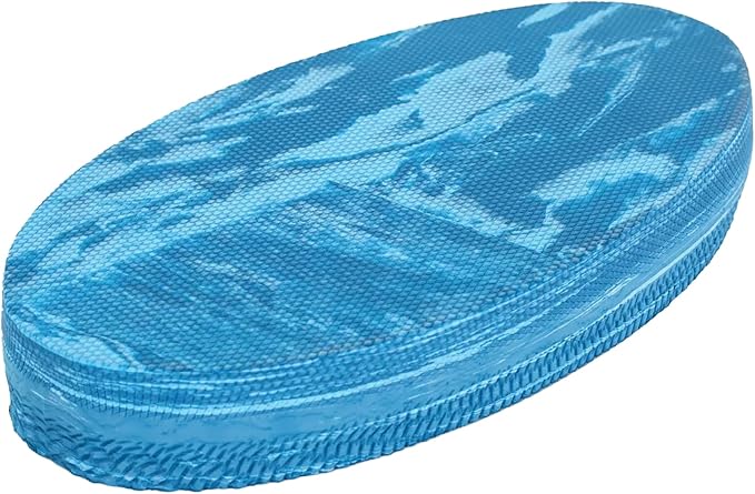 Balanced Body Large Oval Cushion, Pilates Cushion, Exercise Equipment for Floor Work or Pilates Reformer Workout, Gym Foam Pad for Home or Studio Use