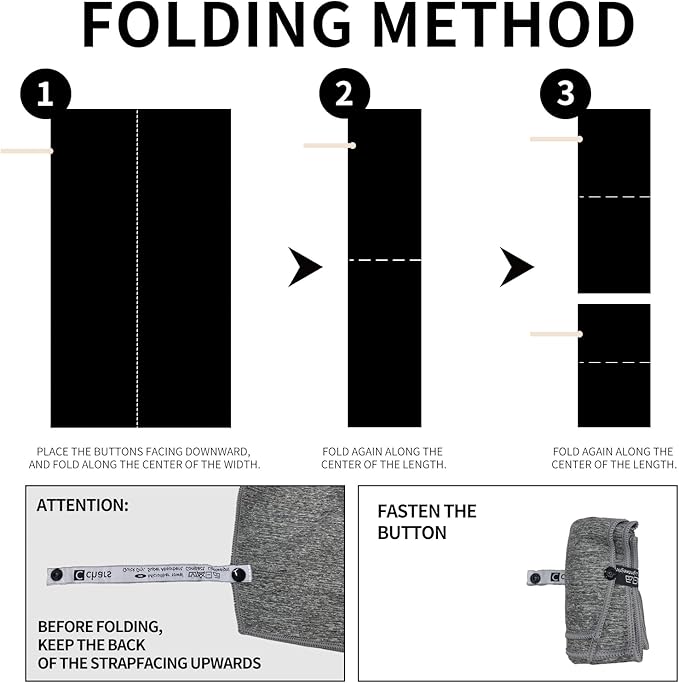 Microfiber Gym Towels - Quick Dry, Highly Absorbing, Silver ION Odor-Free Absorbent Fiber, for Men & Women - for Hot Yoga, Tennis, Running, Workout, Camping, Set of 6 Charcoal Gray (Mixed-Color Set)