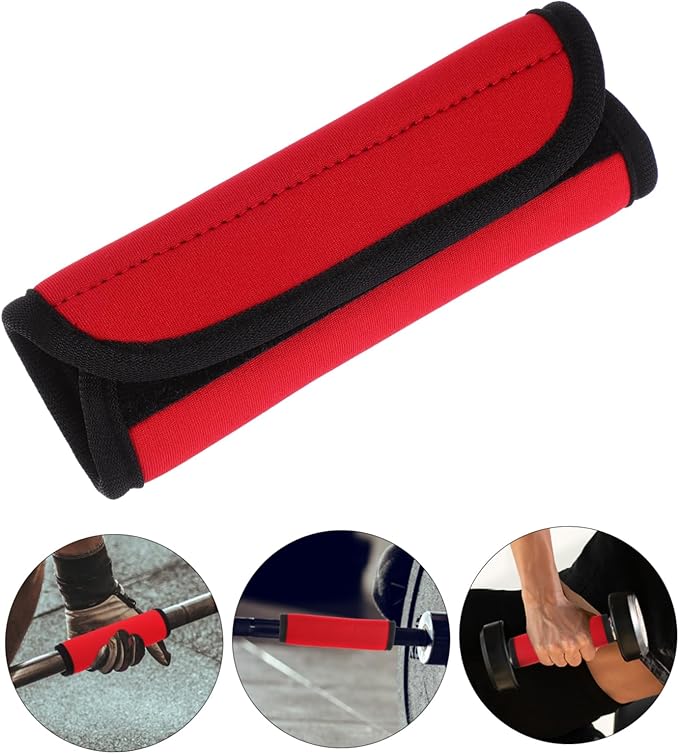 2Pcs Detachable Skid Polyester Bars Cover for Hip Thrusts Soft Comfortable Padding for Power Lifting Strength Training Equipment Portable Sports Accessory for Indoor Pull Up Bars