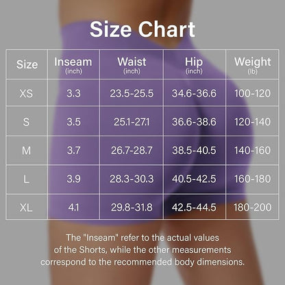 YEOREO Workout Scrunch Shorts Women V Back Gym Butt Lifting Liz High Waisted Seamless Shorts