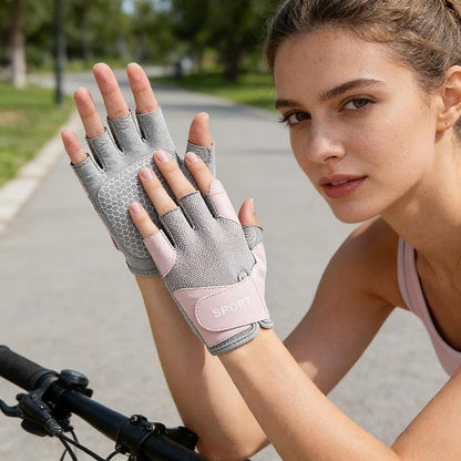 Breathable-Workout-Gloves for Women - Weight Lifting Gloves for Gym Exercise, Fitness, Training, and Cycling
