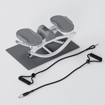 The Rock Stepper - Side to Side Rocking Stepper Machine for Home Workouts - Low Impact Indoor Cardio Leg Glute and Core Training - Quiet Compact Step Rocker Exercise Equipment