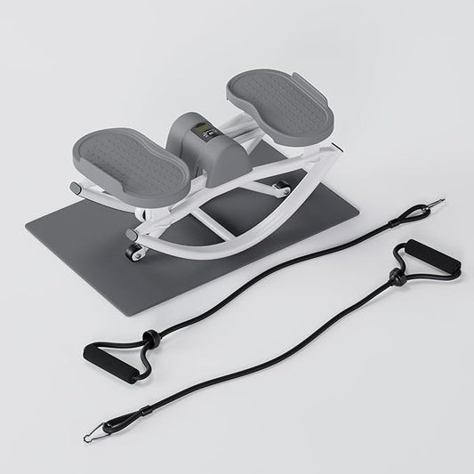 The Rock Stepper - Side to Side Rocking Stepper Machine for Home Workouts - Low Impact Indoor Cardio Leg Glute and Core Training - Quiet Compact Step Rocker Exercise Equipment