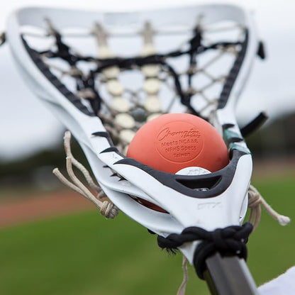Champion Sports Lacrosse Balls – Official Size SEI Certified, Multi-Color Packs of 3, 6, or 12 for Practice & Games
