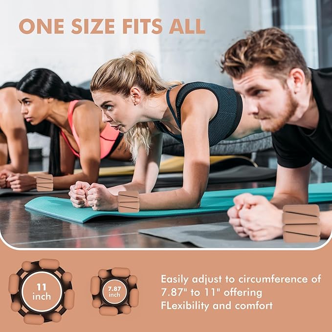Wrist Weights, Ankle Weights for Women Men, Adjustable Wrist Weighted Bracelet for Home Gym Workout, Running, Yoga, Exercise, Strength Training