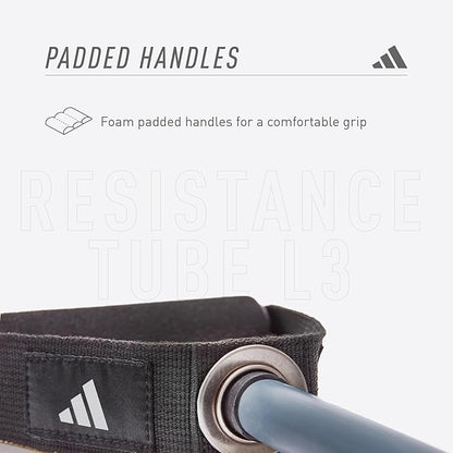 adidas Resistance Tube with Handles - Available in Three Weight Levels