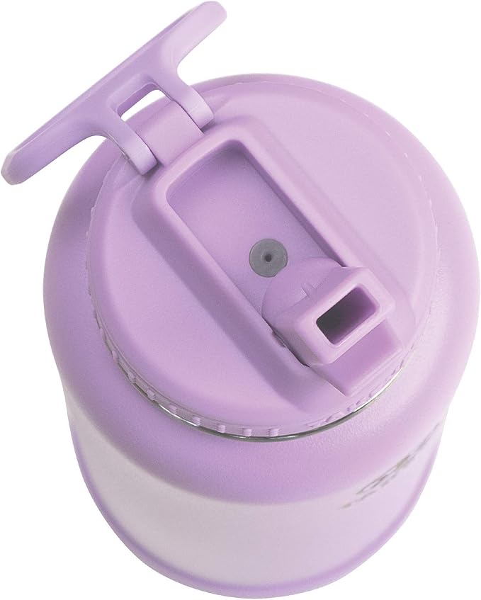 Takeya Actives Stainless Steel Water Bottle, Insulated Spout Lid, Keeps Drinks Cold 24 Hrs, Leakproof, Durable, Dishwasher Safe, Ideal for Gym, Travel, Fits Most Cup Holders, 32 oz/Lilac