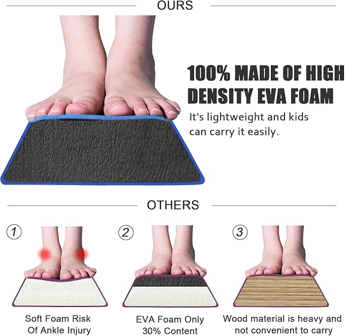 FBSPORT 8ft/9ft/9.5ft Balance Beam Folding Gymnastics Beam Foam Balance Floor Beam Equipment for Kids Adults, Suede Cover Anti Slip Base with Carry Bag for Home School Gym Training