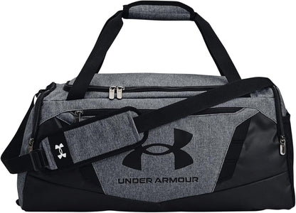Under Armour Unisex-Adult Undeniable 5.0 Duffle, Pitch Gray Medium Heather (012)/Black, Small