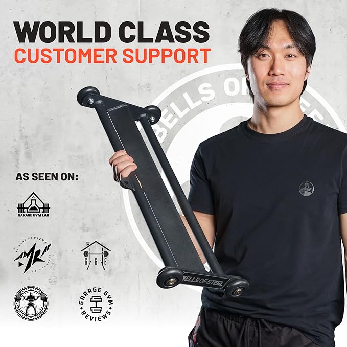 Glute Ham Glider [Bells of Steel] Home Gym Multi-Function Ab Glute Machine, Heavy Duty Ab Glider Machine for Hamstring Curl, Abdominal and Leg Workouts