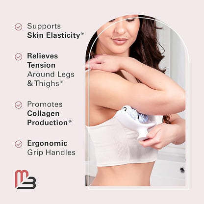 Arnica Sore Muscle Massage Oil and Massager Kit | Relaxing Post-Workout Recovery Duo for Sore Arms, Joints, Legs Cramps, and Lymphatic Drainage, Fast-Acting Formula, 8 fl oz by M3