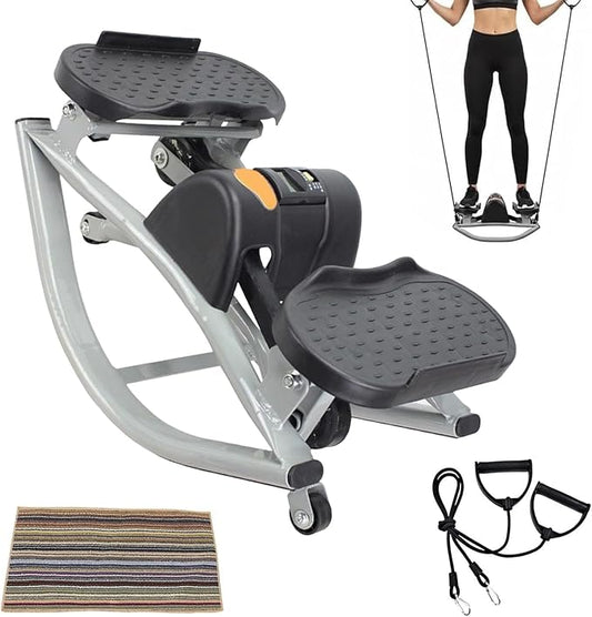 U Shape Stepper - Compact for Small Spaces, Digital Display for Home Cardio Workout and Apartment Fitness, Suitable for Home