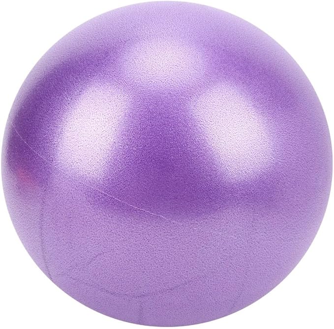 25cm Non-Slip Exercise Ball for Yoga & Pilates - Small Stability Ball for Core Strength Training, Home Gym, Balance Workouts