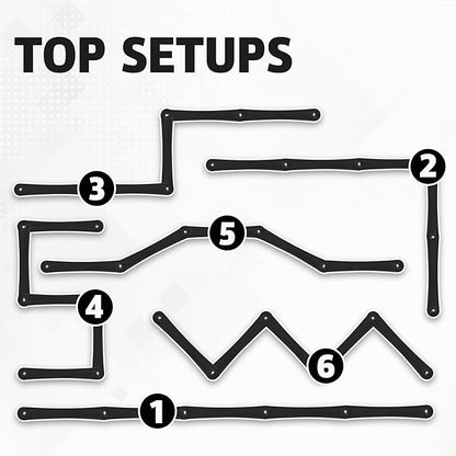 ACE HOCKEY The Snake Trainer - Lightweight Stickhandling Training Tool - Hockey Training Equipment for Puck Control, Reaction Time and Coordination - Portable, Durable and Adjustable