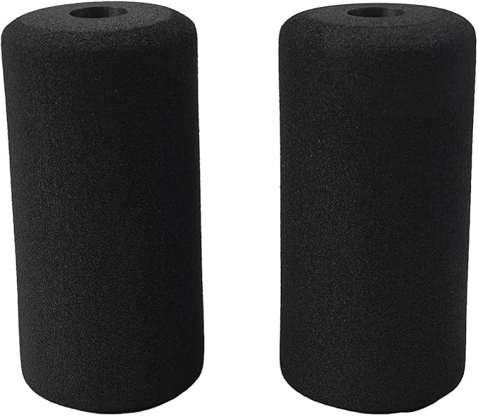Foam Foot for PADS Rollers, Replacement Foam for PADS for Leg Curl Machine,Weight Bench Home Gym Exercise Machines Equipments(2PCS 160MM)