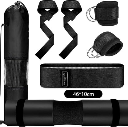 Mjaie Sport Barbells Machine Compatible Hip Thrusts Pad Set Comprising Essential Accessories Suitable for Routines Hip Thrusts Barbells Pad