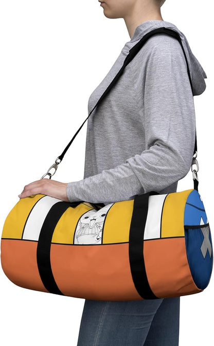 Anime Gym Bag for Women Men - Large Capacity Waterproof Workout Fitness Travel Sports Bags Fashion Street Camping ExpandaCLe Carry On Duffle Bag For Couple (Chopper) PTY