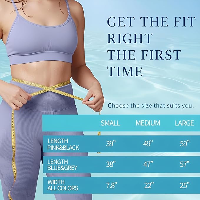 Waist Trimmer Belt for Men & Women – Silver Ion Sweat Belt, Anti-Slip Sauna Trainer, With Pocket & Precision Fit