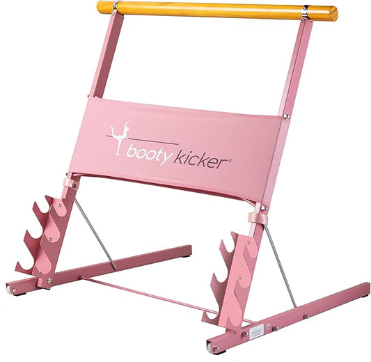 Portable Folding Exercise Bar for Barre, Balance and Ballet Home Workouts, Strong Freestanding Stable Design