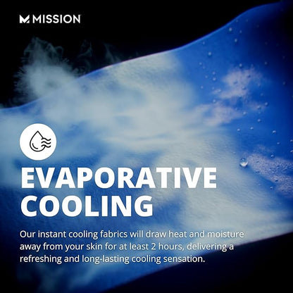 MISSION Original Cooling Towel - Soft, Durable Microfiber - Cools Up to 2 Hours - UPF 50 Sun Protection - Machine Washable