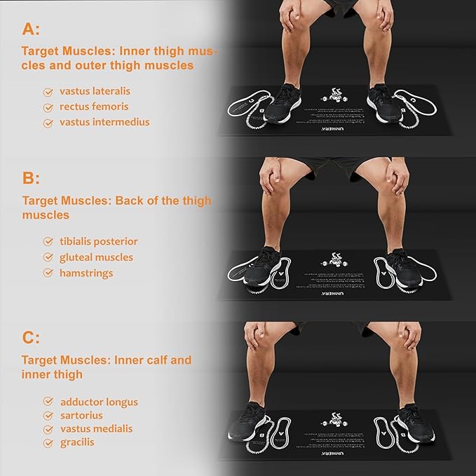 UNMERA Squat Wedge Block - Non-Slip Heel Elevator | Improves Squat Form, Mobility & Strength for Weightlifting, Deadlifts
