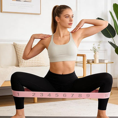Workout Bands Set, Adjustable Training Equipment, 150x15cm Leg Stretch Yoga Bands for Adults, Latex Fitness Accessory, Exercise Gear with Multi-Level Tension, Full Body Legs Mobility