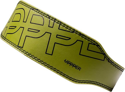 UPPPER Weight Lifting Belt - Double Prong 4” to 2.5” Tapered Premium Lifting Belt for Men and Women - Ultimate Back Support For Weightlifting and Powerlifting | Premium Fitness Gear
