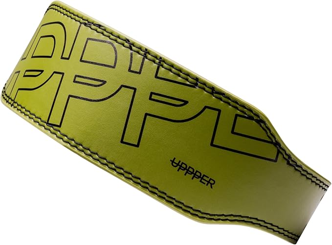UPPPER Weight Lifting Belt - Double Prong 4” to 2.5” Tapered Premium Lifting Belt for Men and Women - Ultimate Back Support For Weightlifting and Powerlifting | Premium Fitness Gear