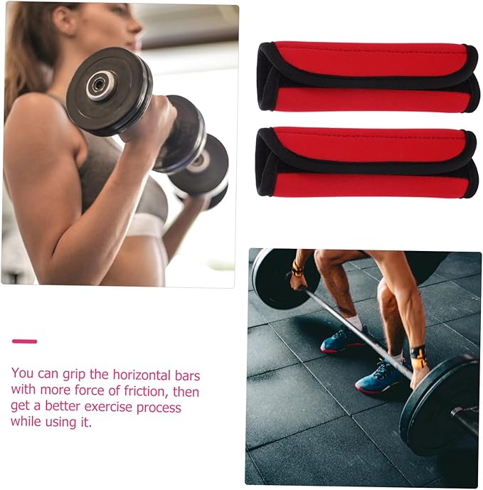 2pcs Portable Barbell Pad - Protective Cover for Weightlifting Cushion for Hip Thrusts Easy Installation for Home Gym Use