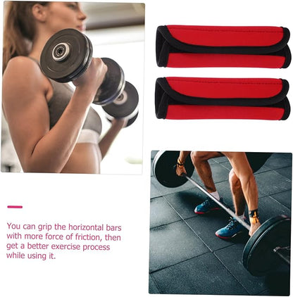 2pcs Portable Barbell Pad - Protective Cover for Weightlifting Cushion for Hip Thrusts Easy Installation for Home Gym Use
