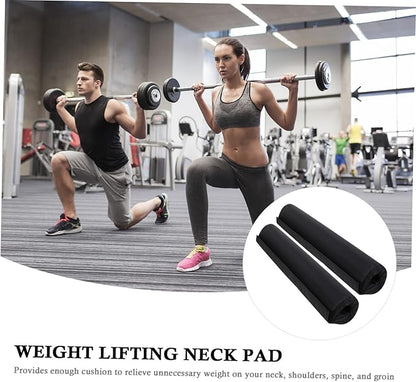 2pcs Barbell Pad Neck Support Squat Protector Thickened Cushion for Shoulder Comfort during Weightlifting and Fitness Workouts for Squats Lunges and Hip Thrusts