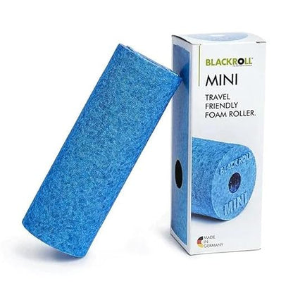 BLACKROLL - Mini Foam Roller, Massage Tool for Feet, Hands, and Arms, Ideal for Travel Size and Targeted Myofascial Release, for Exercise, Massage, and Muscle Recovery, 6" x 2", Azure