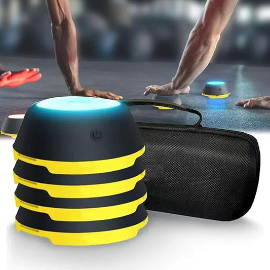 Reaction Light Training, Reaction Training and Flash Reflex LED Light, Training Agility and Reaction Time, Suitable for Football, Boxing, Basketball (4lights)