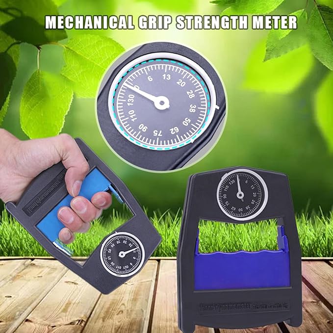 Grip Strength Tester, Hand Grip Dynamometer, Handheld Measurement Meter Mechanical, Grip Strength Trainer, Hand Workout Tool Gift for Men Women