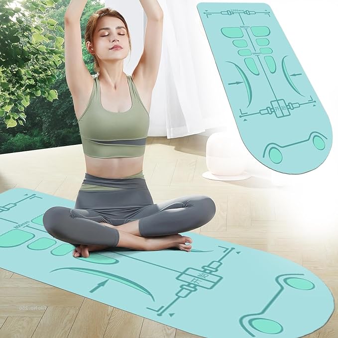 Exercise Equipment Mat - Extra Long Yoga Mat Non-Slip 5.25x2.3ft | Men And Women Exercising Mat, Sound Insulation Knee Joint Protector Pad For Ab Roller Wheel And Workout Accessories