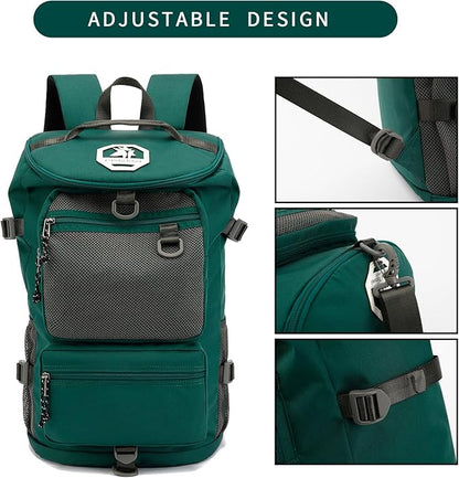 gym duffel bag backpack wrestling bag with shoe compartment 4 kinds of back method waterproof sports walking laptop