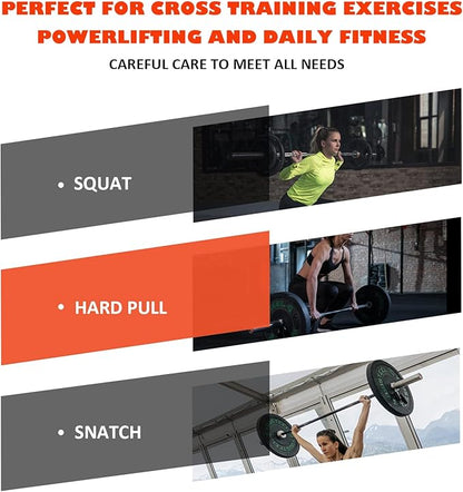 9mm Leather Fitness Weight Lifting Belt for Women&Men with 4 Inches Padded Lumbar Support for Power Lifting Workout & Squats Exercise