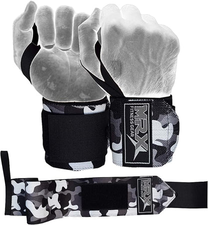 MRX Weight Lifting Wrist Wraps for Wrist Support Lifting Straps Gym Bodybuilding Training Workout for Men and Women