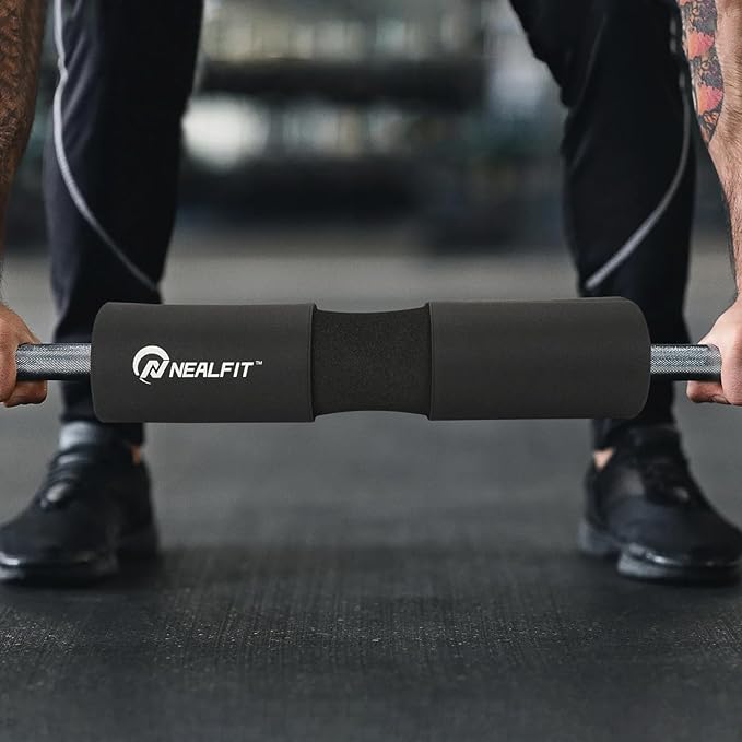 Barbell Squat Pad with Thick Nylon Padding, Hip Thrust Pad for Squats, Lunges, Neck Shoulder Squat Pad for Olympic or Standard Bars
