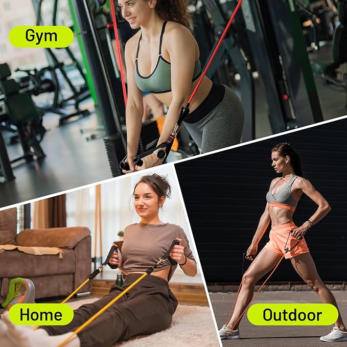 Slim Panda Door Anchor Strap for Resistance Bands, Door Exercise Equipment with Ratchet Adjust Tighten, Multi Point Anchor Gym Attachment, Portable Door Resistance Bands for Home Gym Workouts