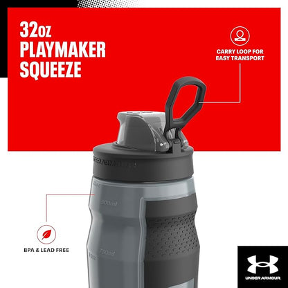 Under Armour 32oz Playmaker Squeeze Water Bottle | Squeeze