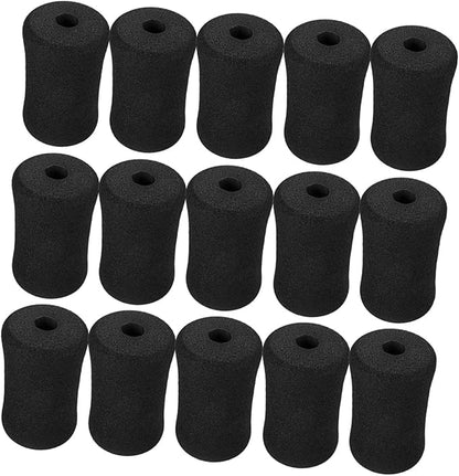 Operitacx 15pcs Ab Training Machine Sleeve Replacement Foot Sponge Pads, Universal Foam Roller Covers for Leg Extension Gym Equipment Accessories, Fitness Supplies for Home Workout